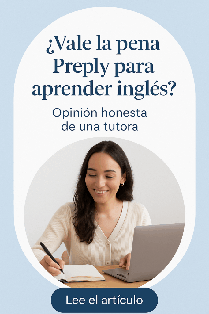 Preply para aprender inglés